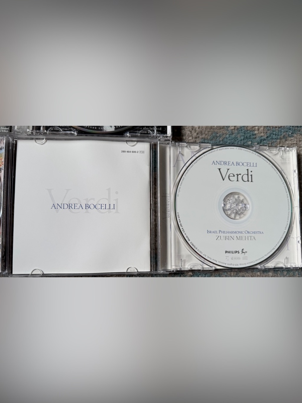 Set of 3 Andrea Bocelli CD'S - Picture 8 of 9